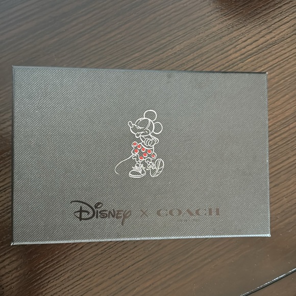 Disney x coach red zip pouch NWT - Picture 3 of 6